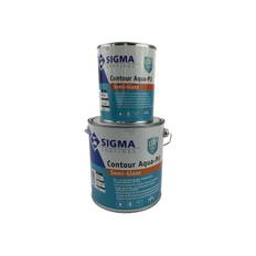 SIGMA Contour Aqua-PU Semi-Gloss (glans 60) - 2.5 L - Mørk farve