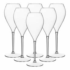 Lounge Plast Champagneglas 24cl, 6-pack - Lehmann