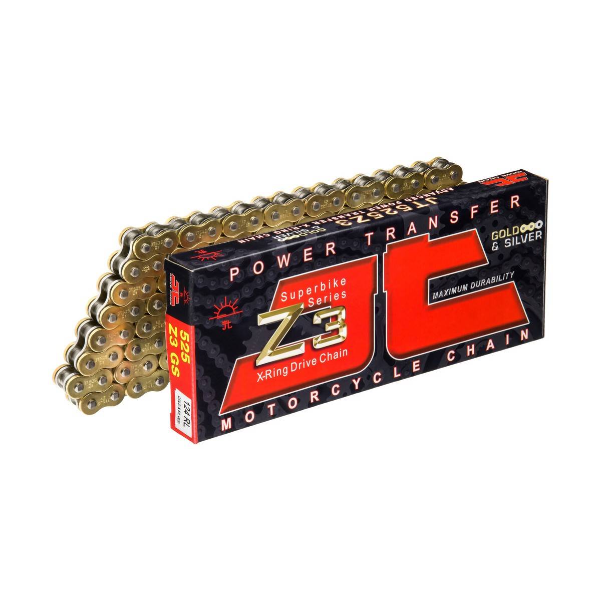 JTSPROCKETS JTC525Z3GS108RL Kedja