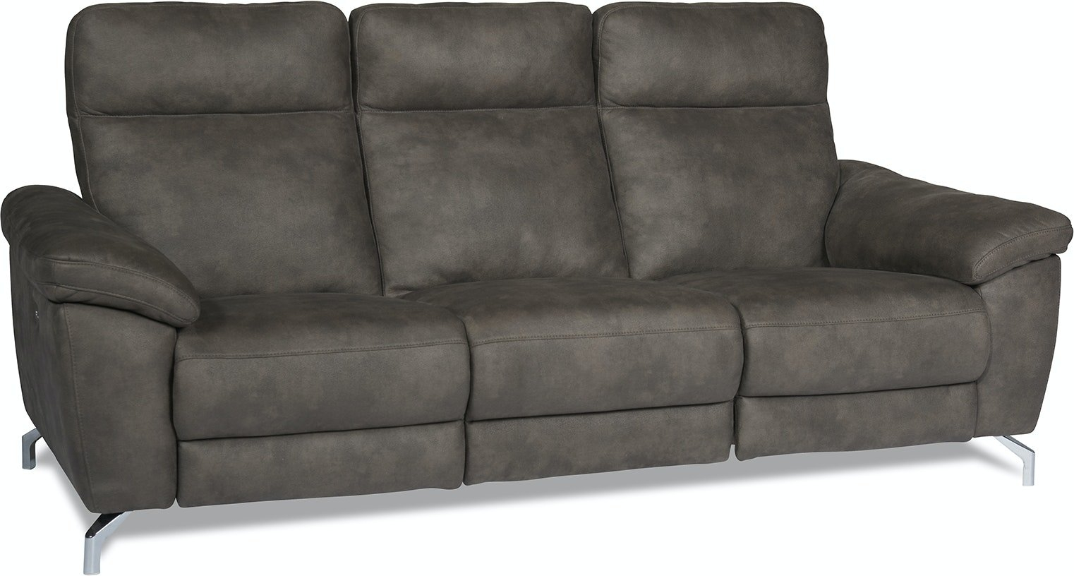 3-personers stofsofa Raymond & Hallmark Edinburgh grå-brun.