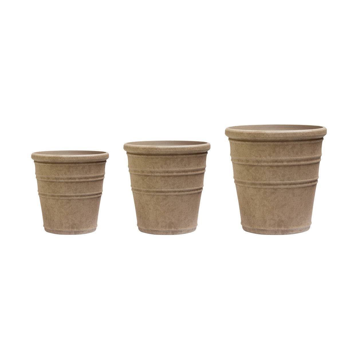 Hortus - Lucy Krukke i Vintage Clay - 3 størrelser - Mellem: Ø46 x H47 cm