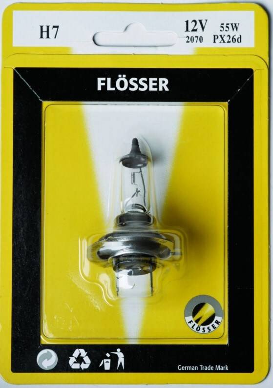 Glödlampa H7 12V 55W PX26D