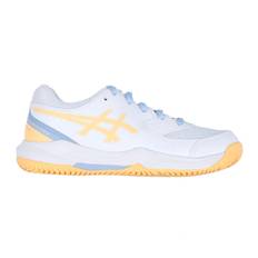 Asics Sko - Gel-Dedicate 8 Padel GS - Hvid/Orange Glow - Asics - 35 - Sko