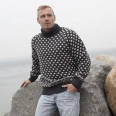 Islandsk sweater med rullekrave