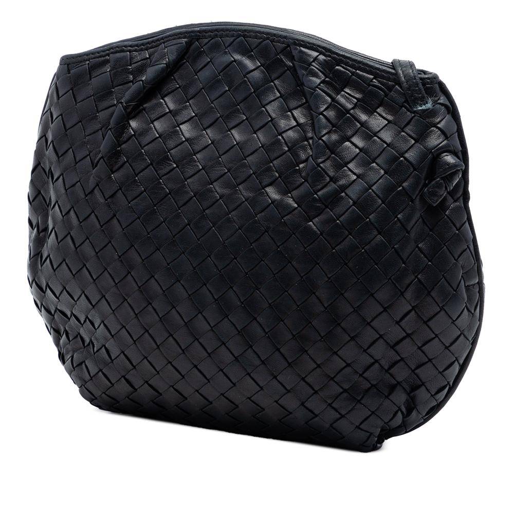 Bottega Veneta Vintage Crossbody Bag Stl.  - Black (L 19cm x W 16cm x D 7cm)