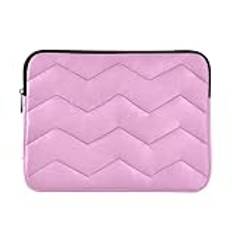 Pärla rosa datorfodral, 13 tum laptopfodral, quiltat laptopfodral, laptopfodral