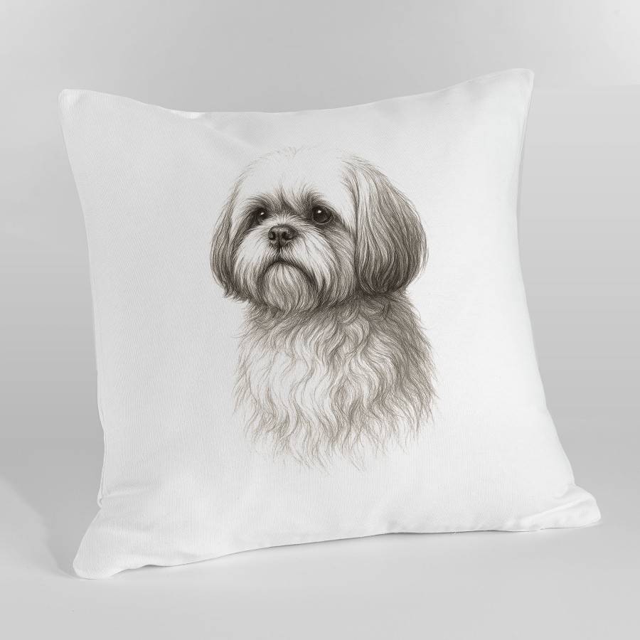 Shih Tzu Prydnadskudde