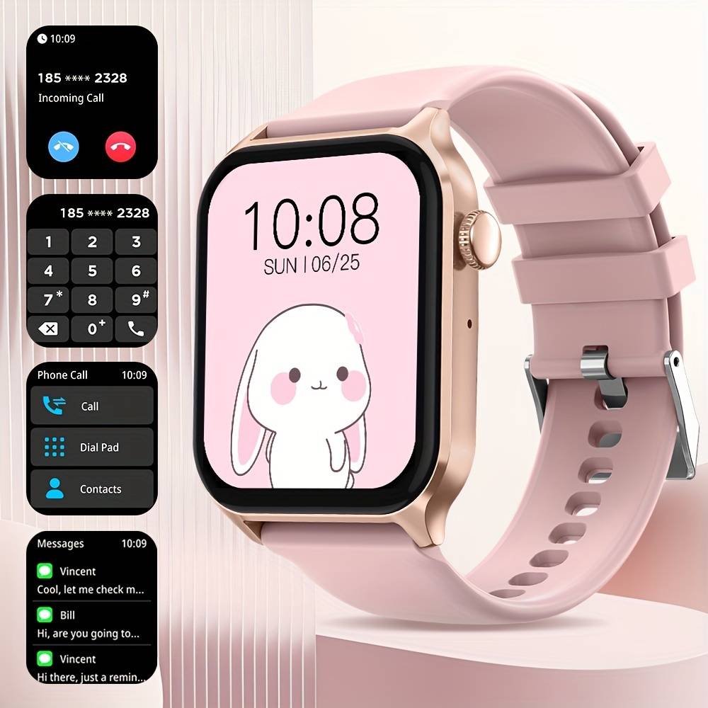 TEMU Smart Watch For Women, 1.83'' Outdoor Watch With For Daily, Wireless Call & Music Control For Ios & , Step Counting, , 100 , Sleek Digital Watch | Durable Smartwatch, Ideal Gift For Men Women