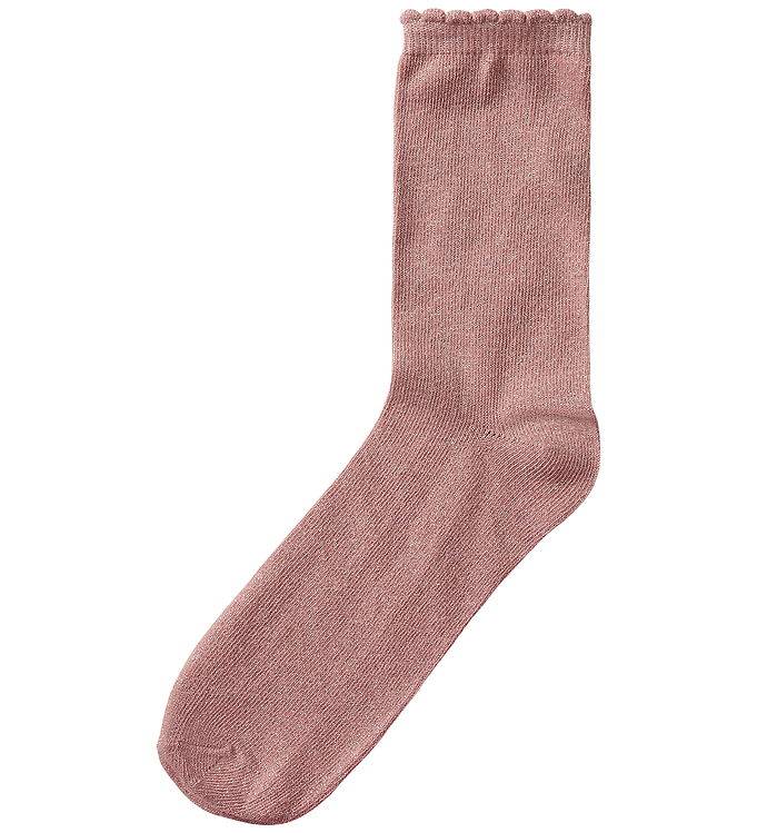 Name It Strømper - Noos - NkfGlitter - Woodrose - Name It - 34/36 - Strømper
