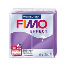 FIMO Effect Translucent Lilla Ler