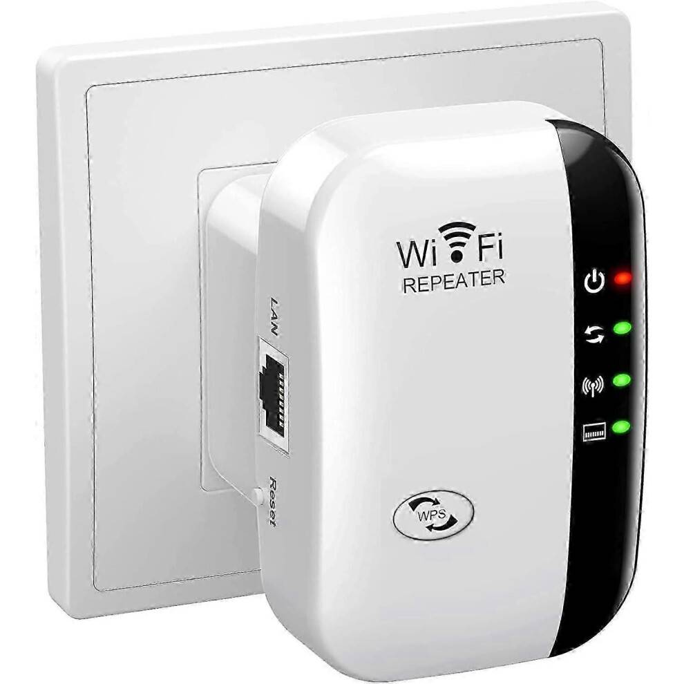 2026 Seneste Model 2026 Hurtigste Wifi-Extender, Wifi-Repeater, Wifi-Booster, Dækker Op Til 465 M² Og 50 Enheder, Internet Booster-Med_