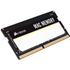 Corsair Mac minne SODIMM 8GB (1x8GB) DDR3L 1600MHz CL11-minne för Mac-system, Apple-kvalificerad – svart