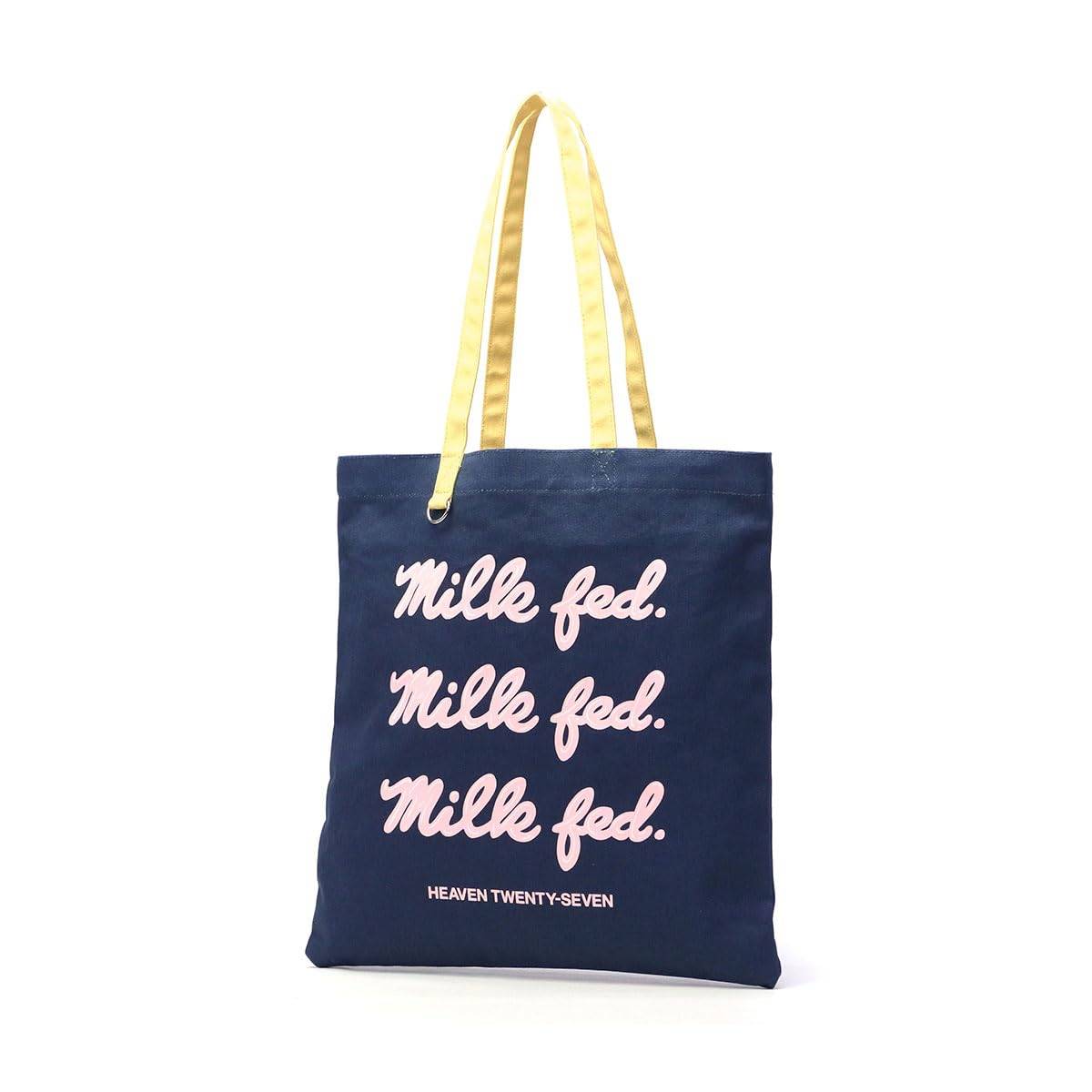Milkfed Ice Logo Flat Tote Navy Women's Bag,