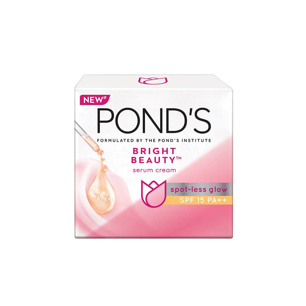 Pond's Bright Beauty Serum Cream, Spot Less Glow, SPF 15 PA++, 50g