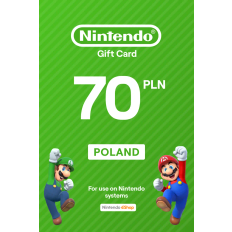 Nintendo eShop zł 70 PLN Gift Card (PL) - Digital Code