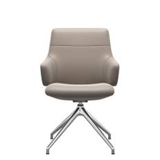 Stressless Chilli V2 (L) Lav spisebordsstol W/arms D350 - Dark Mushroom