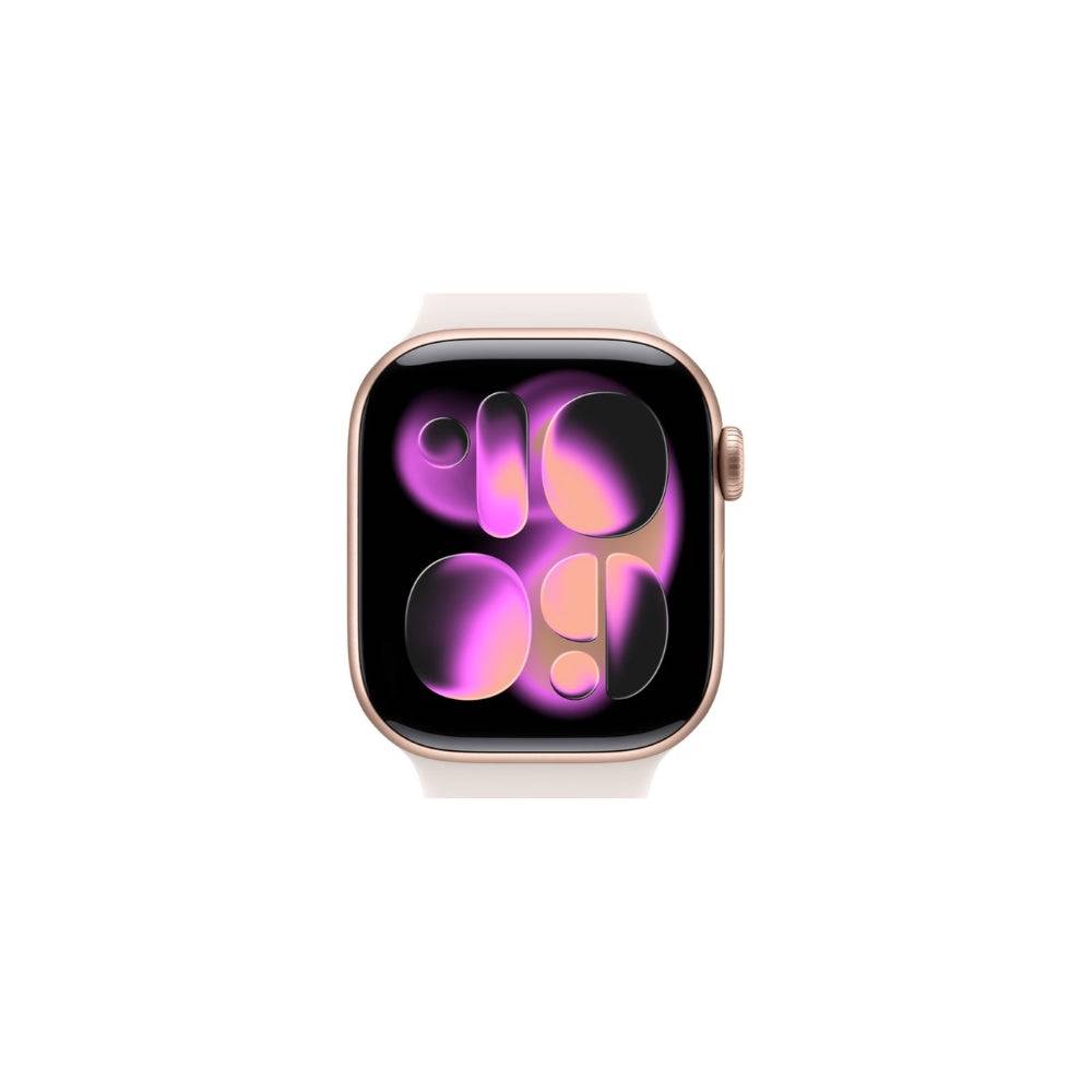 Apple Watch Series 11 GPS 42mm Roséguld Aluminium Light Blush Sportband S/M