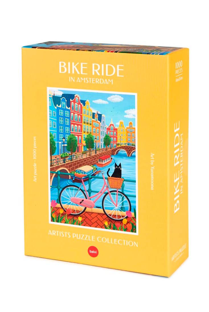 1000 BRK. PUSLESPIL - bike ride in amsterdam