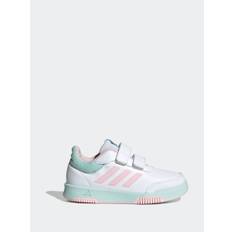 adidas adidas White/Pink/Mint Tensaur Hook and Loop Kids Trainers