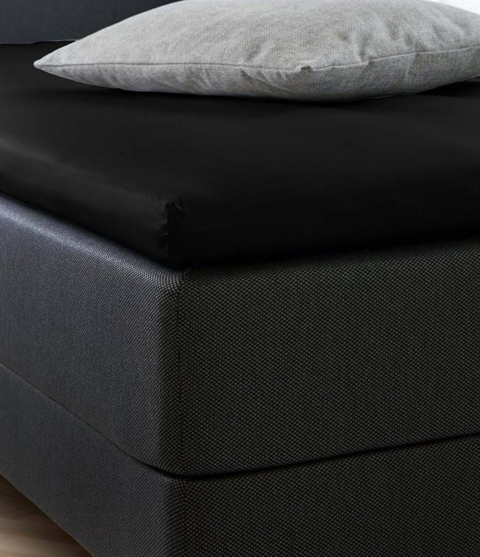 Erling Christensen Møbler HMT Percale kuvertlagen - sort - 180x200 cm.