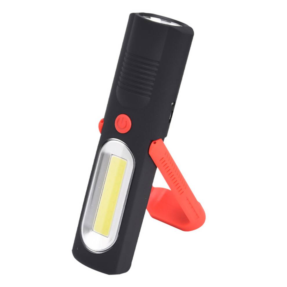 Magnetisk arbejdslampe: Dobbelt lystilstand C, opgraderet superstærk magnetisk base, roterende krogfunktion til brug i flere vinkler