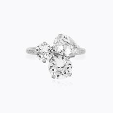Caroline Svedbom Colette Ring / Crystal (Rhodium)