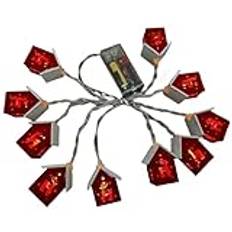 Christmas House String Lights, Battery Operated Fairy Lights, Snow House Christmas Window Lights, Waterproof Holiday String Lights, Outdoor Snow House Fairy Lights, Hangable Christmas Lights,