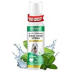 Tandspray för hundar, tandstensborttagare hund – tandspray för hundar tandsten – mot dålig andedräkt hund – tandrengöring hund – effektiv tandvård hund – hundtandstensspray (150 ml)