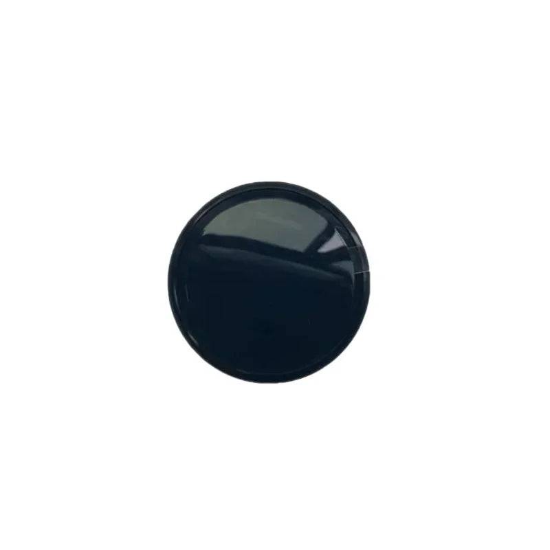Ultra-Compact 30mm Bluetooth Tracker for Pets, Keys & Bags — Leather Sleeve Option - black