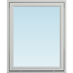 Svenska Fönster SF vridfönster  880x1080mm 1-luft, insida trä utsida trä, 3-glas  (9x11)