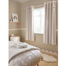 Next Natural Frill Eyelet Blackout Curtains