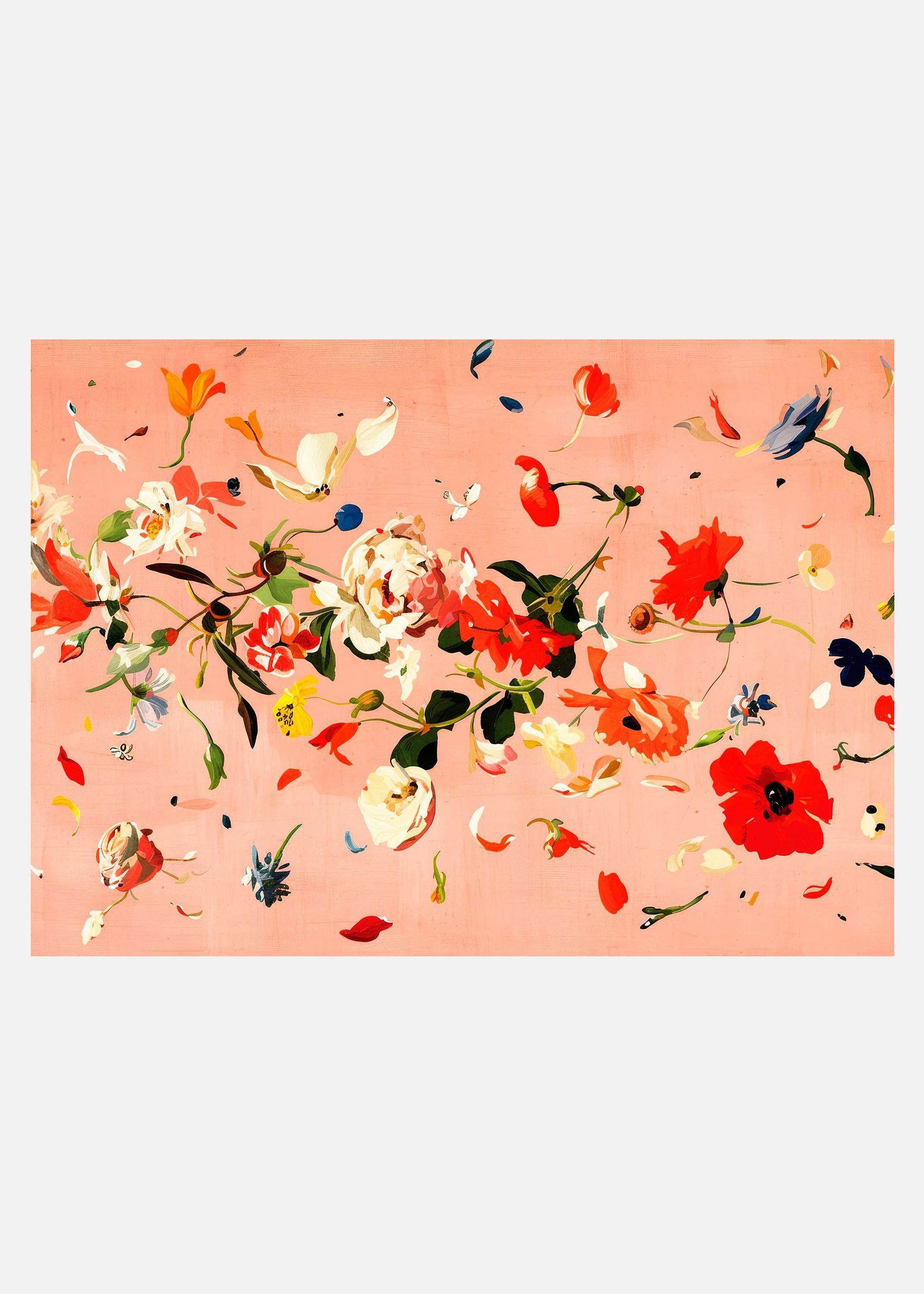 Floatingflowers Canvastavla (30x40 cm)