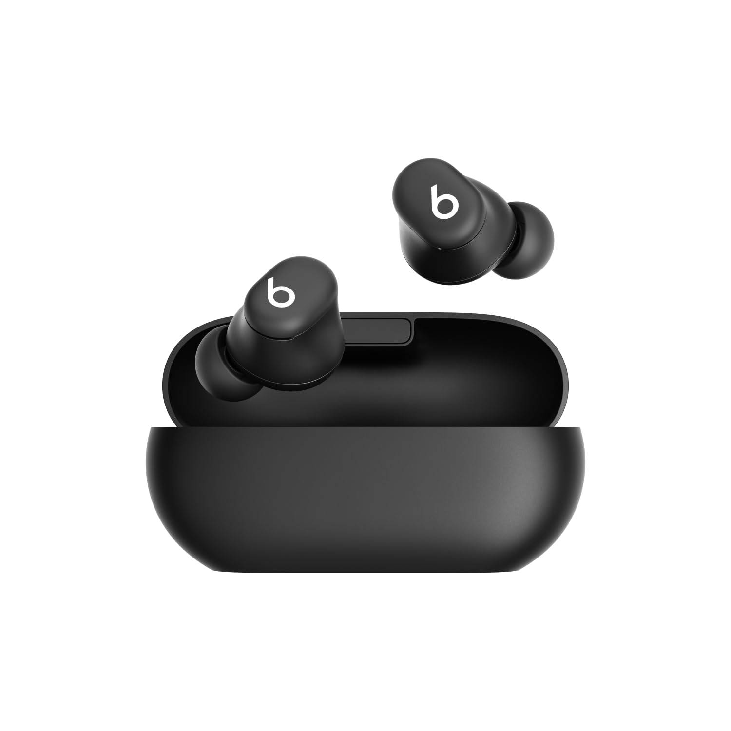 Beats Solo Buds Bluetooth Wireless Earbuds Up to 18 Hours of Compatible with Apple and Mic Matte Black - Playtime, Android, Built-in -
