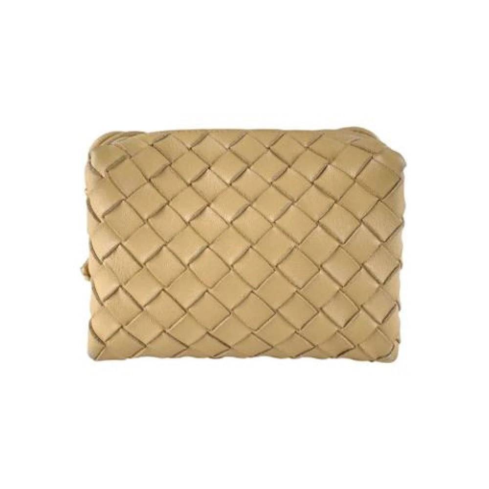 Bottega Veneta Vintage Pre-owned Vintage Skuldertaske - Vintage - Dame - Beige - ONE SIZE - Uld