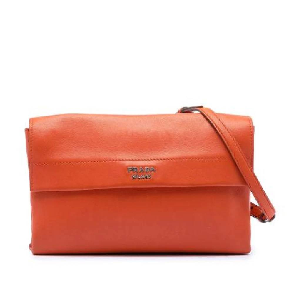 Prada Vintage Pre-owned Vintage Crossbody - Vintage - Dame - Orange - ONE SIZE - Uld