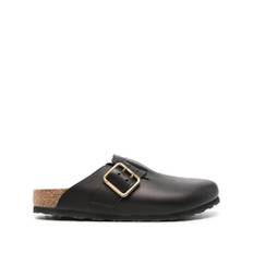 Birkenstock, Sko, Herre, Sort, 42 EU, Læder, Boston Mules