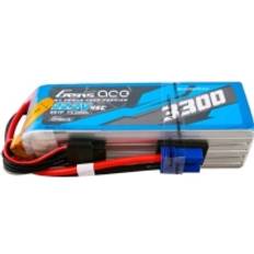 Gens Ace G-Tech 3300mAh 22,2V 45C 6S1P Lipo-batteri med EC5-stik