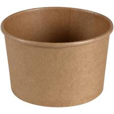 Salatskål 6,8cm Ø11,1cm 480 ml pap/PE 16 oz brun