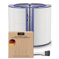 Comedes HEPA & aktivt kolfilter för Dyson luftrenare, luftfuktare och värmefläktar som HP04, HP06, HP07, HP09, PH01, PH03, PH3A, PH04, TP06, TP07, TP09, 970341-01, 965432-01