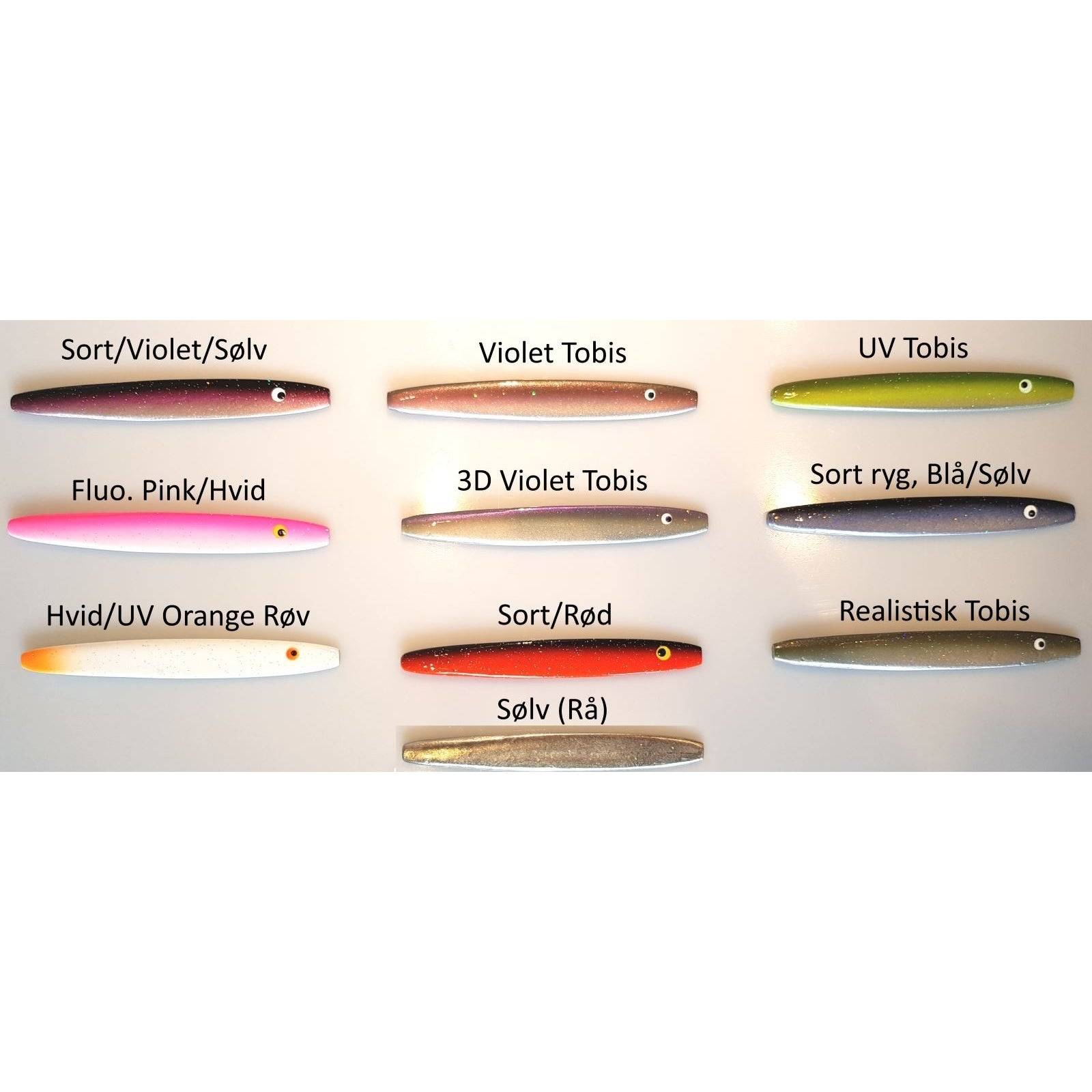 DC Lures Knægten Gennemløber 24 g - Hvid/UV Orange Røv