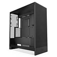 NZXT H7 Flow | Mid-Tower ATX luftflödeschassi | Stödjer 3 x 120 mm fläktar i botten för direkt GPU-kylning | Inkluderar 3 x 120 mm främre fläktar | 420 mm främre radiatorstöd | Kabelhantering | Svart