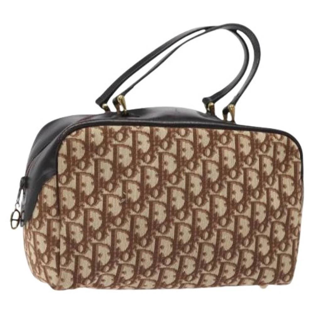 Dior Vintage Pre-owned Vintage Håndtaske - Vintage - Dame - Beige - ONE SIZE - Uld