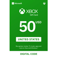 Xbox $50 USD Gift Card (US) - Digital Code