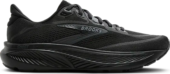 Brooks M Ghost 18 Xtra Wide Löparskor Black/ebony - US 8
