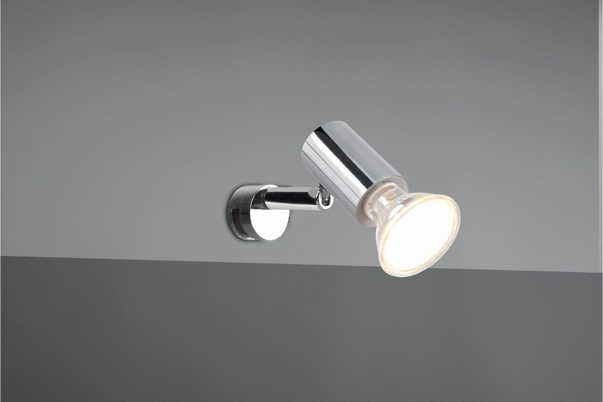 Trio Lighting Lorenzo H2O Vägglampa 1L GU10 krom - Krom Vägglampor & väggbelysning