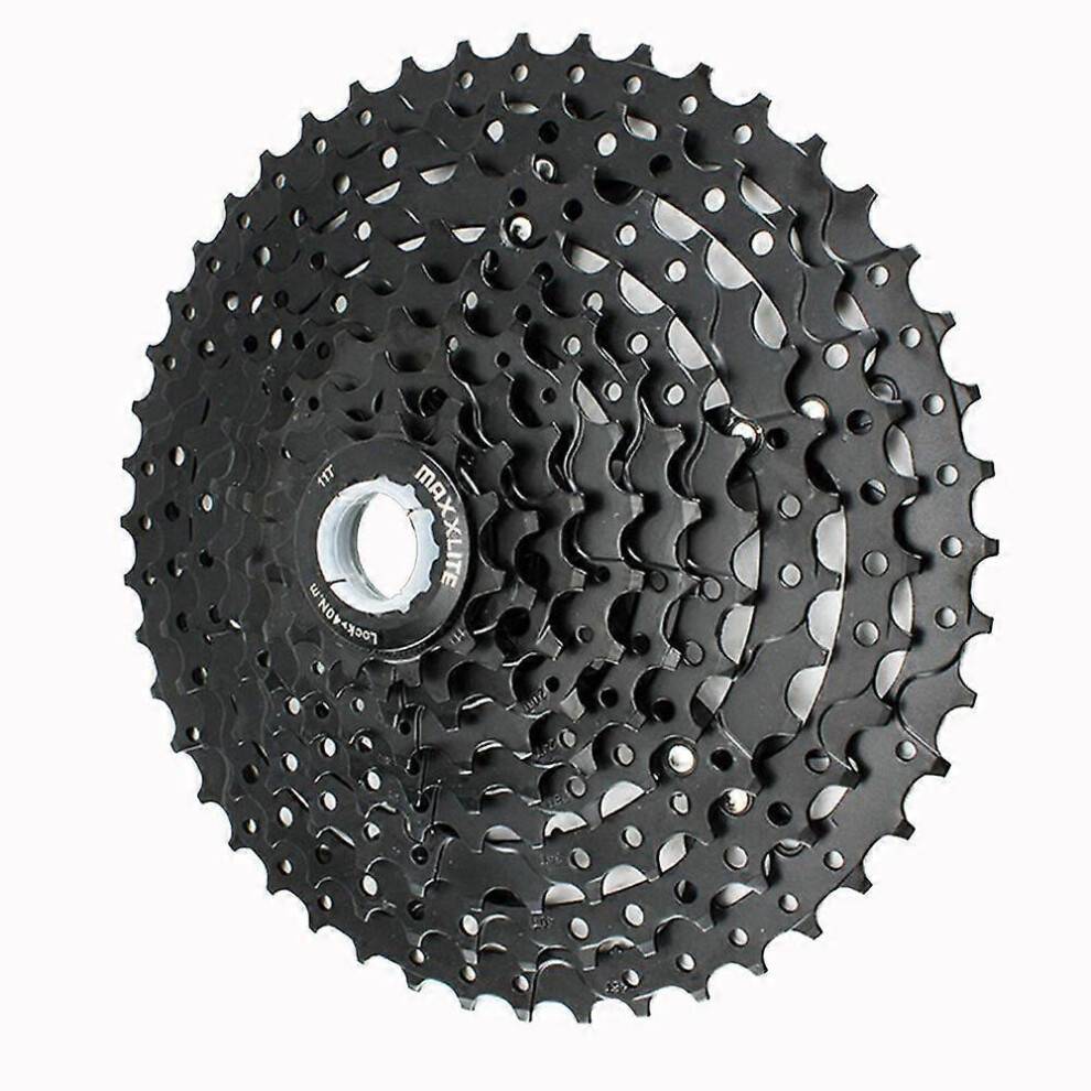 (11-46T 9 Speed, Black) 9/12 Speed Wide Ratio MTB Mountain Bike Bicycle Part Bike Cassette For Shimano / SRAM-Black