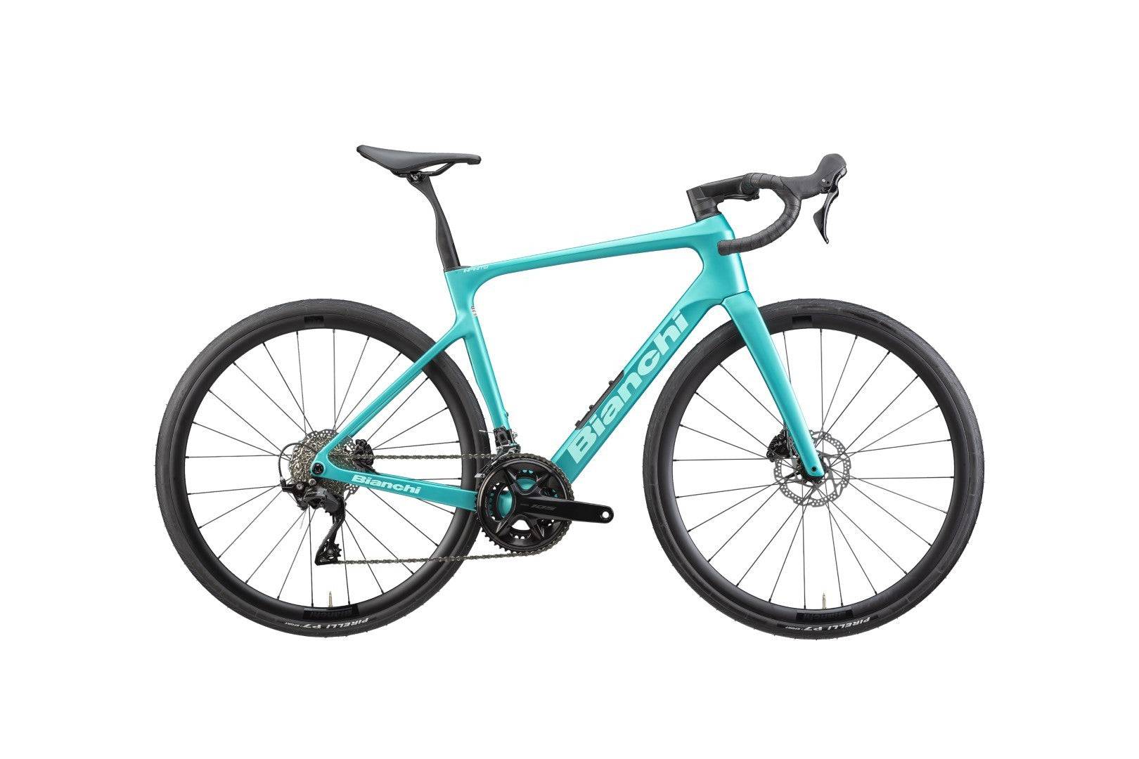Bianchi Infinito 2026 - Shimano 105 2x12sp - Bianchi B30R - 179 / 57 / rubino 9g