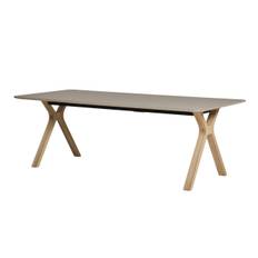 Andersen Furniture Space Bord - B: 120 cm Terril Sortlakeret Eg 220 cm