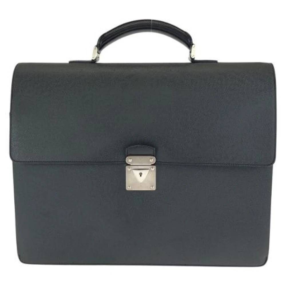 Louis Vuitton Vintage - Pre-owned Portfölj i Taiga-läder Vintage - Herr - ONE Size - Läder