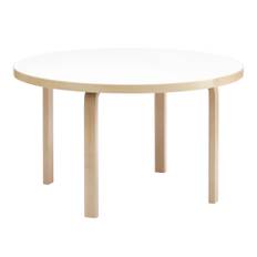 Artek - Aalto Bord 91, Vit laminat, Klarlackad - Matbord - Alvar Aalto